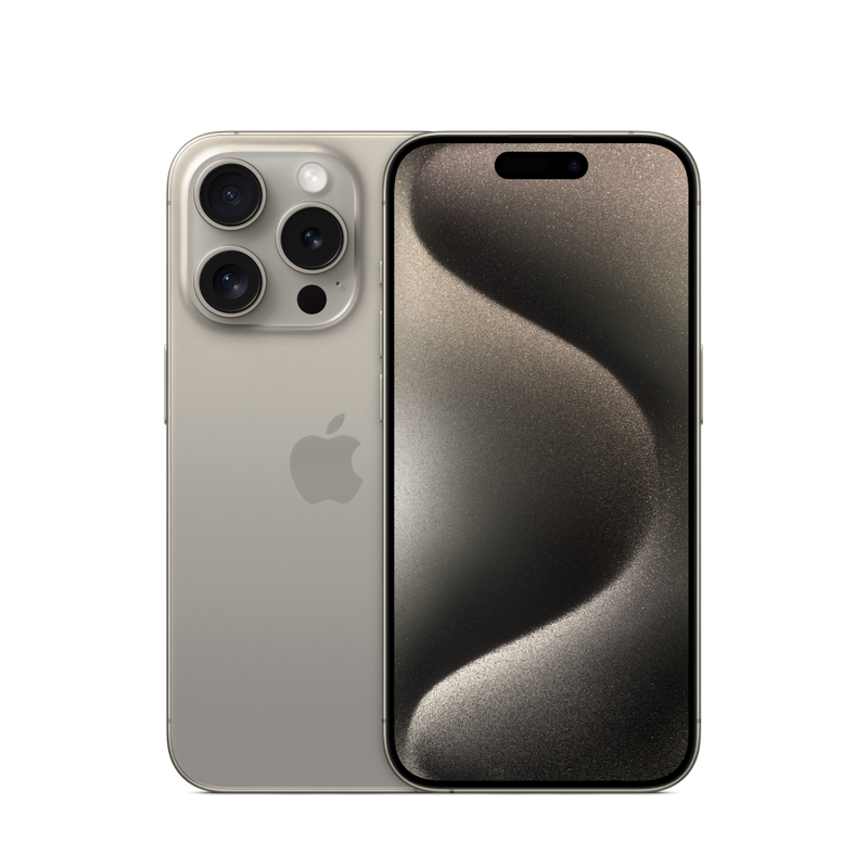 iPhone 15 Pro в натуральном титане